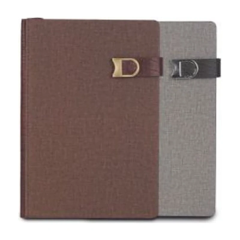 Two-Tone Buckle Notebook