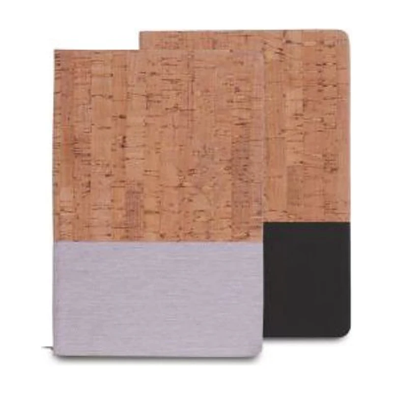 Wide Cork & Fabric Notebook