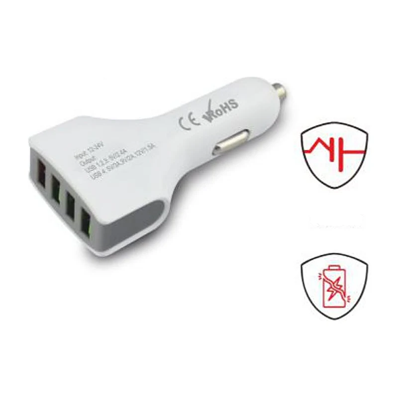 Four-Port Car Charger