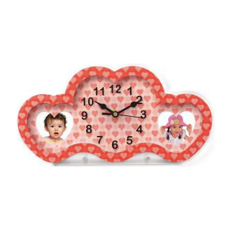 Heart Illusion Photo Clock