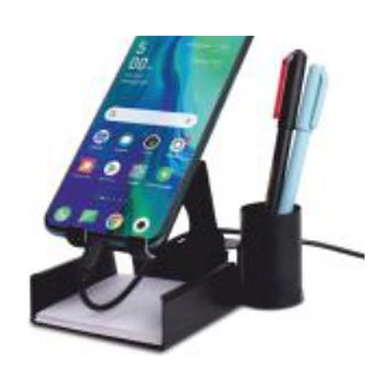Phone, Pen & Pad Metal Stand