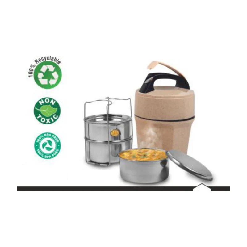 Octagon Eco Steel Lunch Box
