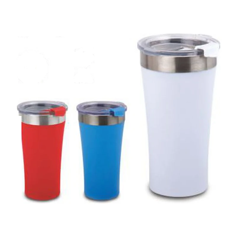 Tall Steel Sipper Mug