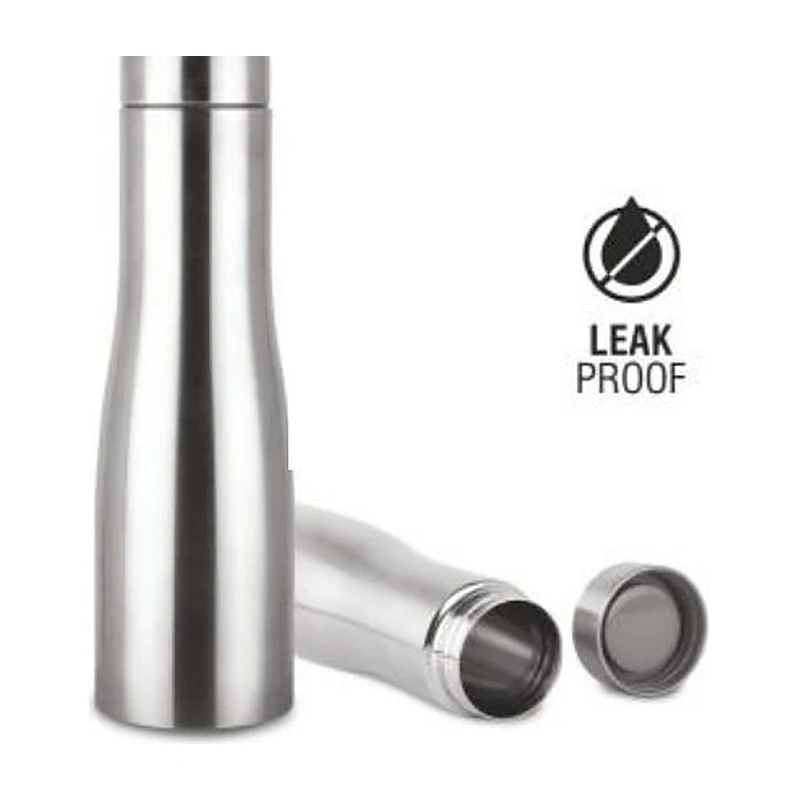 Flora Steel Bottle, 1 L, Natural Steel