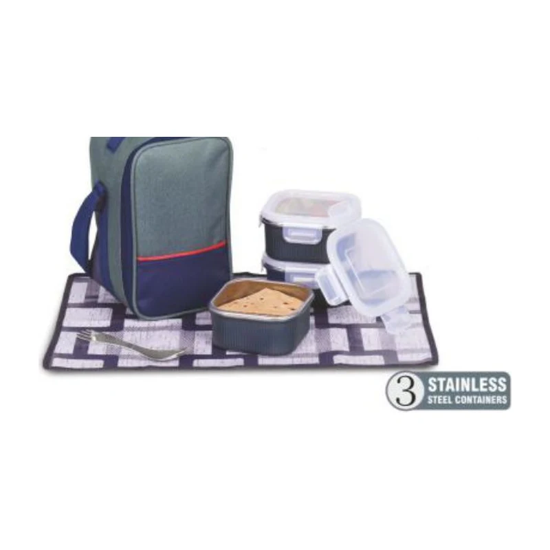Zip Square Lunch Bag