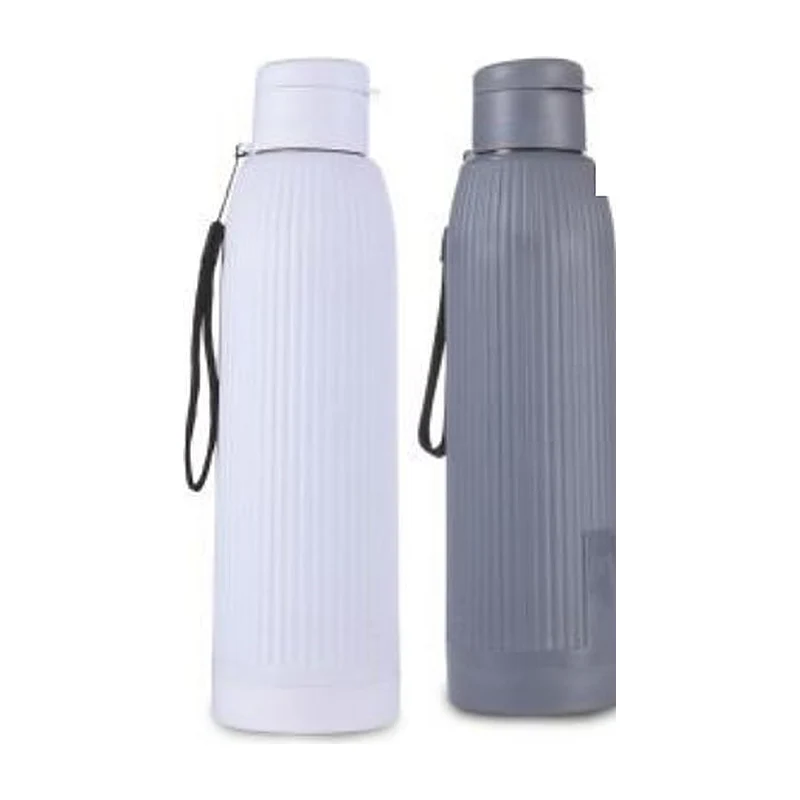 Ribbed Insulated Flip Bottle