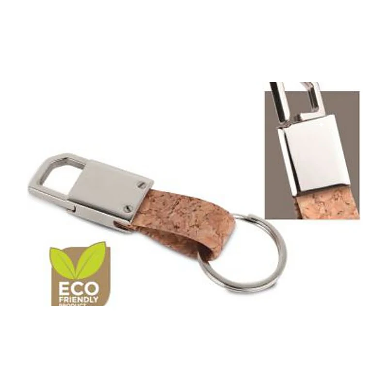 Cork Strap Hang Keychain