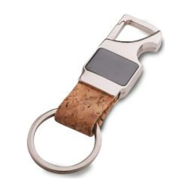 Cork Strap Opener Keychain