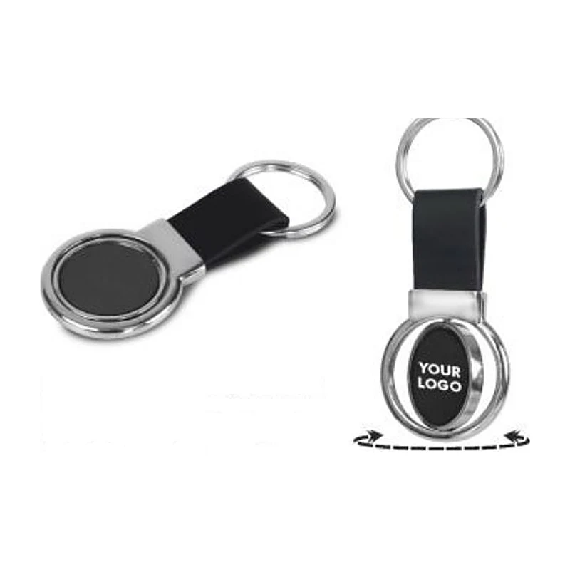 PU Strap Rotating Keychain