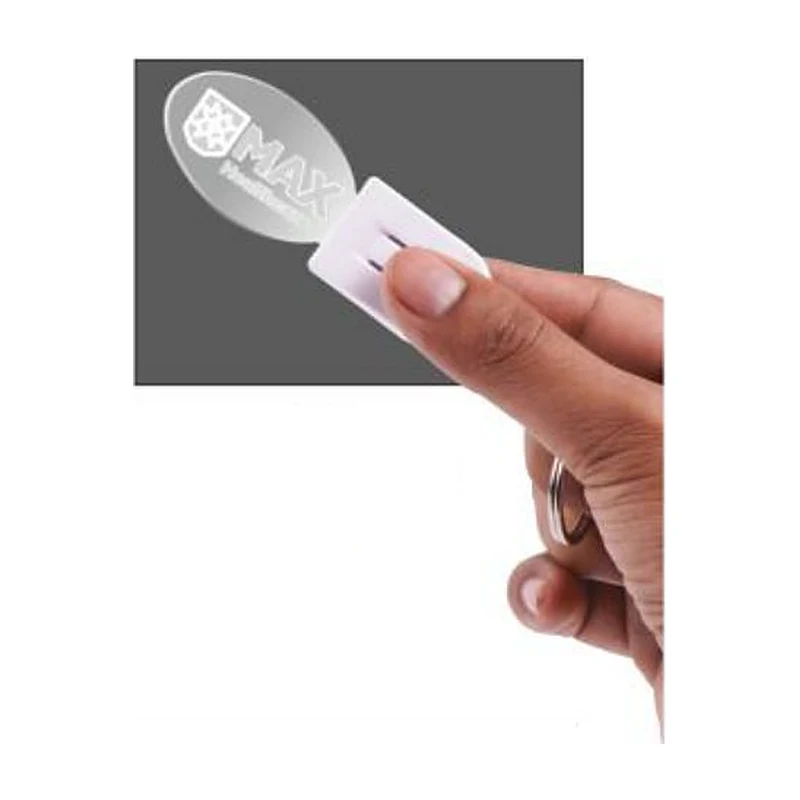 Glow LED Keychain, White Light