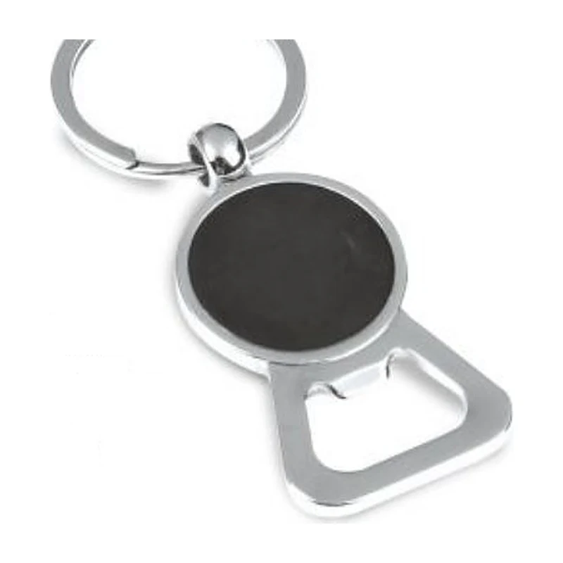 Round Pop Opener Keychain