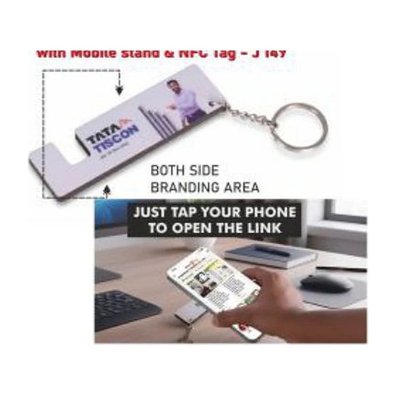 Tap Stand NFC Keychain