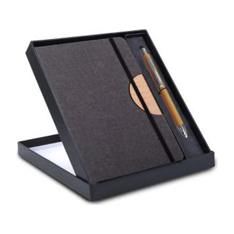 Bamboo Notebook & Eco Pen Set