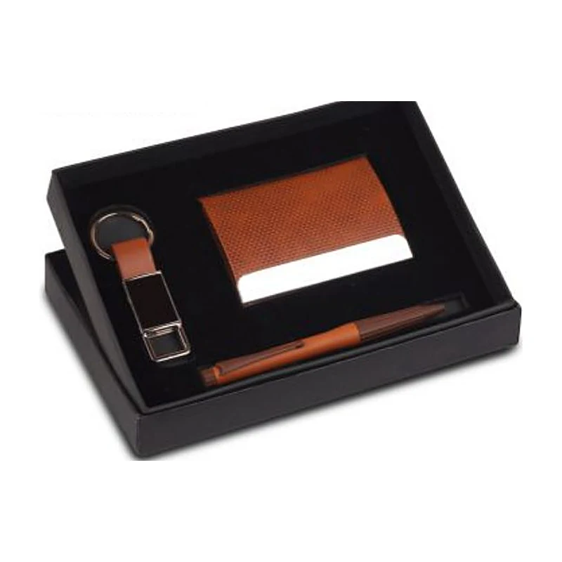 Three-Piece Tan Accessory Set