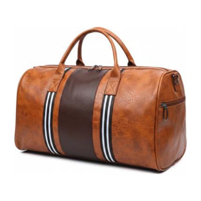 Croc-Texture Executive Duffel
