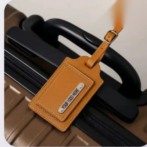 Hidden Card Luggage Tag